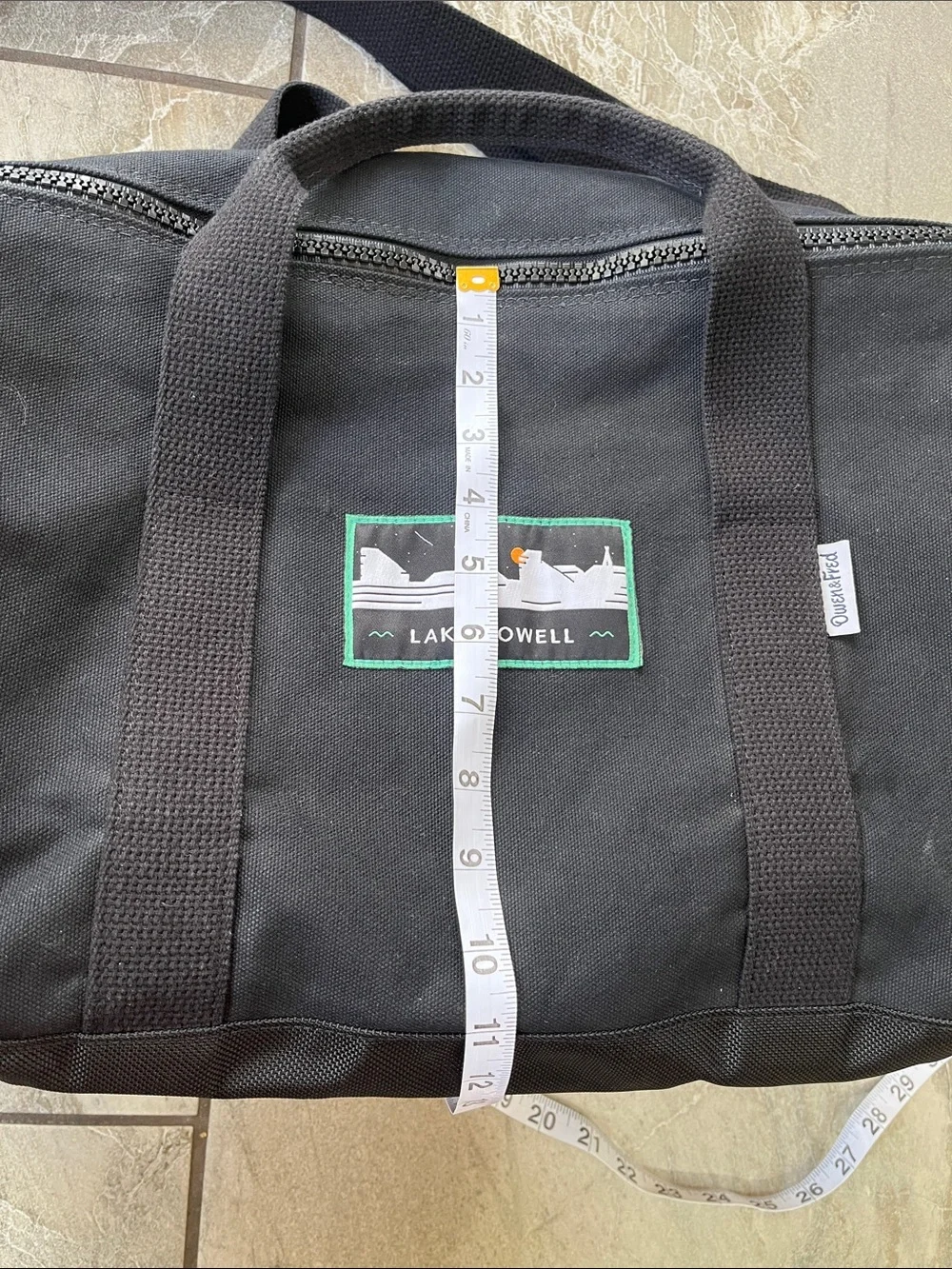 🖤 Owen & Fred R&R 2nd Edition Lake Powell Duffel Bag Canvas Leather Strap